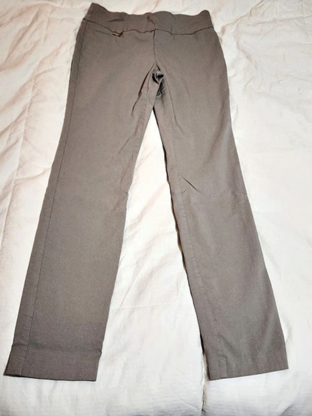 ALFANI Straight-Leg Pants in Gray Size 4
